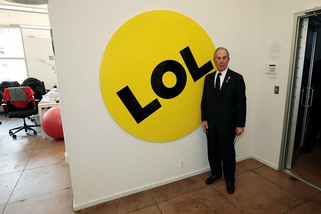 Master comedian Mike Bloomberg